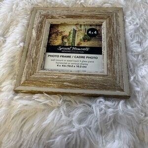 Special Moments Distressed Cream Photo Frame T30